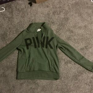 Victoria's Secret Green Pullover with Black Lettering